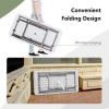 Large Ice-Cooled Folding Serving Table with Matching Skirt