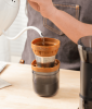 Multifunction coffee bean grinder. (On-board wireless charging brewing coffee / coffee grinding, 3300 mAh lithium capacity, non-segment fine tuning